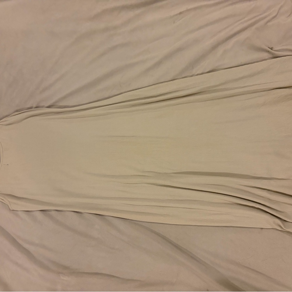 Express Cream Ribbed Fabric - Picture 2 of 3